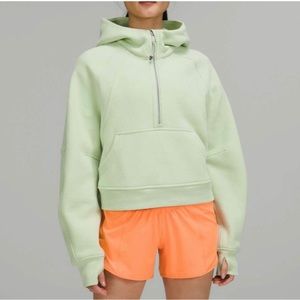 Lululemon oversized hooded half zip sweatshirt